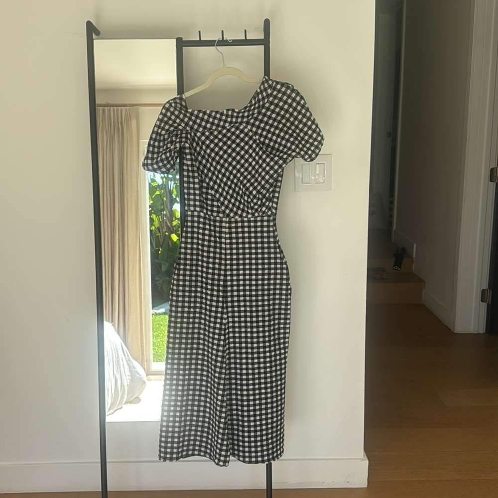 Rachel Comey Black and White Checkered dress size 0 - Picture 2 of 4